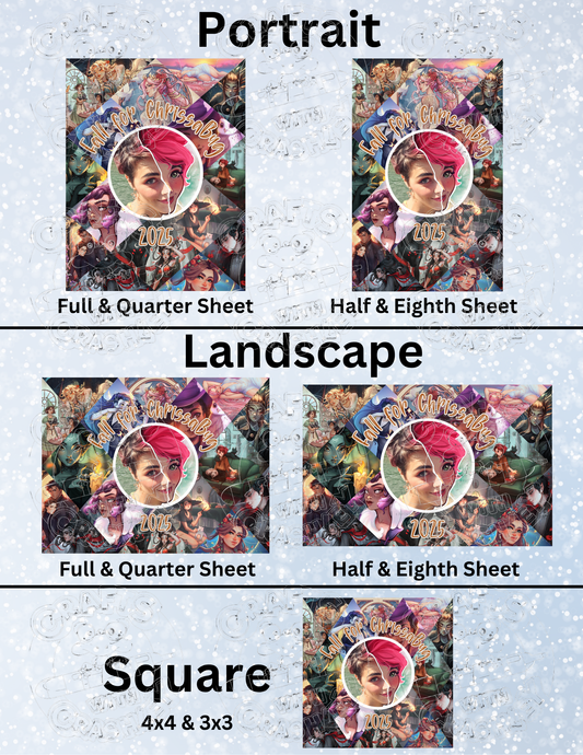 "Fall for ChrissaBug 2025" by ©ChrissaBug Premium Decorative Release Papers for Diamond Painting