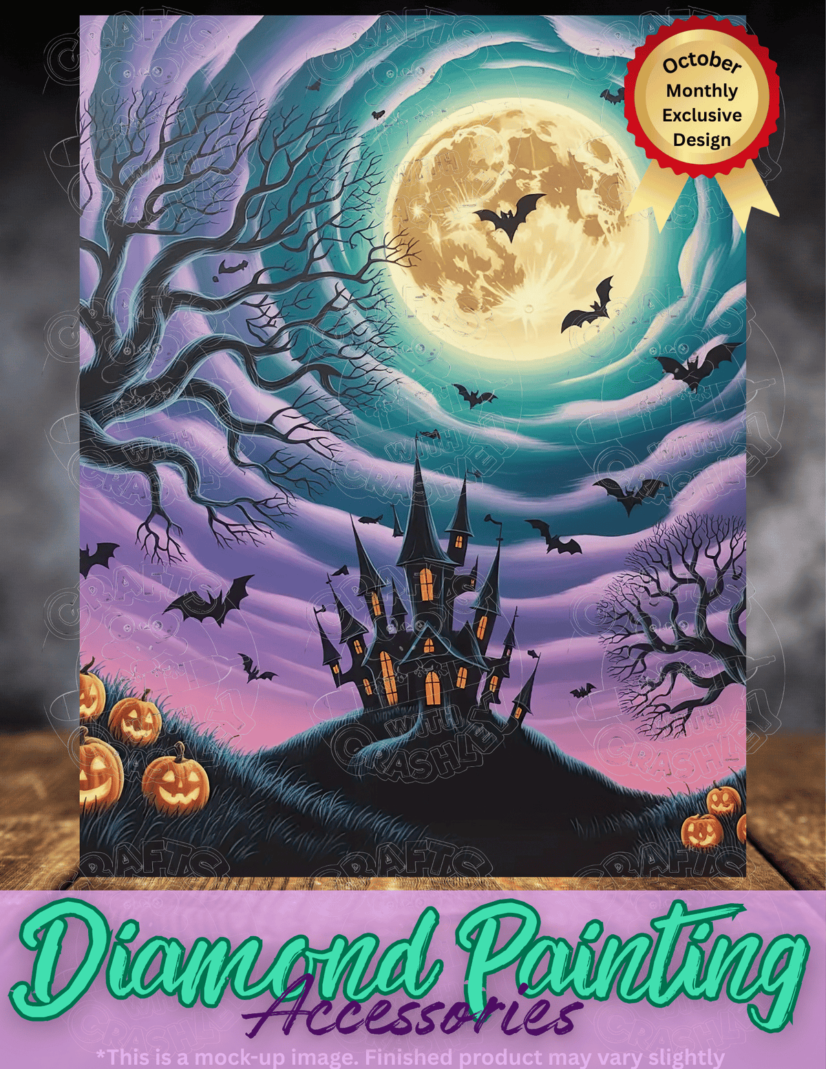 "Spooky Castle" Premium Accessories for Diamond Painting
