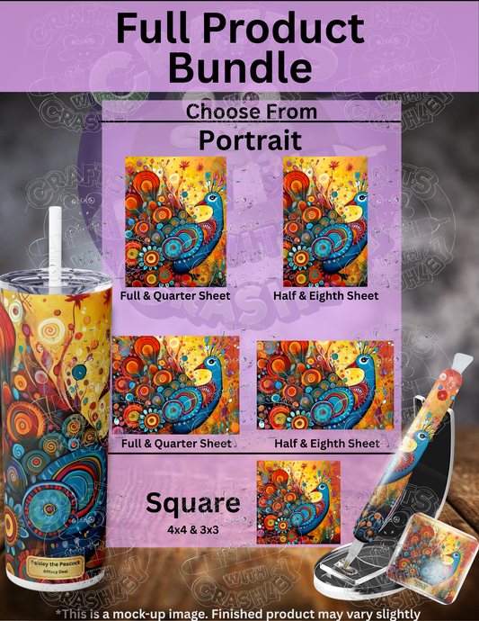 "Paisley the Peacock" by ©Stacy Deal Premium Accessories for Diamond Painting