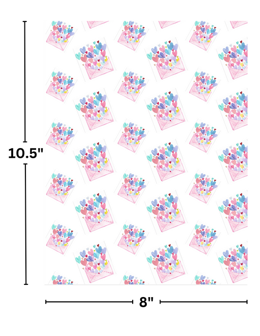 "Love Letter" by Crafting Journey Decorative Diamond Painting Release Papers