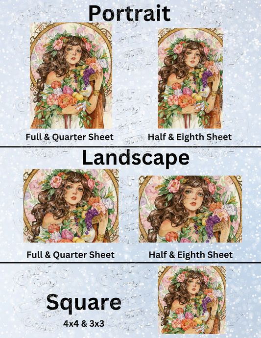 "Spring Awakening" By ©Margaret Morales Decorative Diamond Painting Release Papers