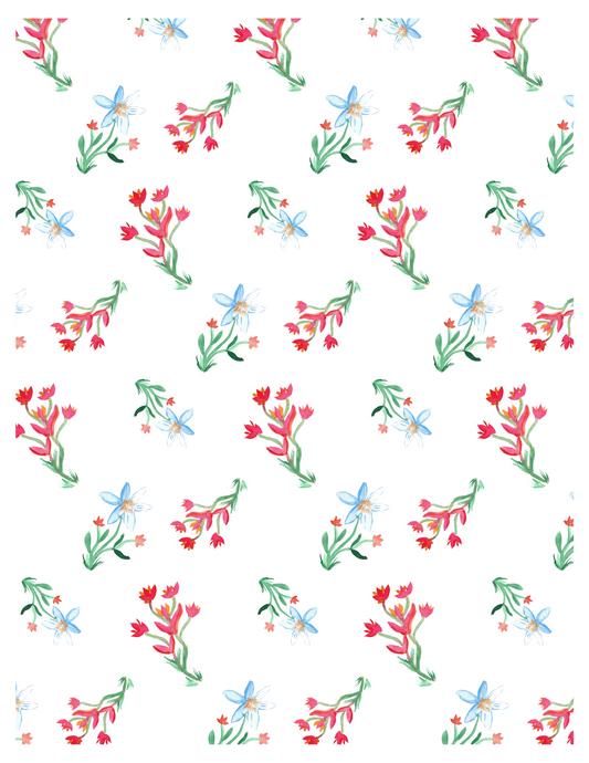 "Floral 4" by Crafting Journey Decorative Diamond Painting Release Papers