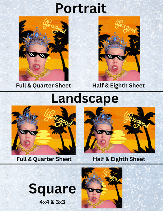 "Thug Life Tammy" Decorative Diamond Painting Release Papers