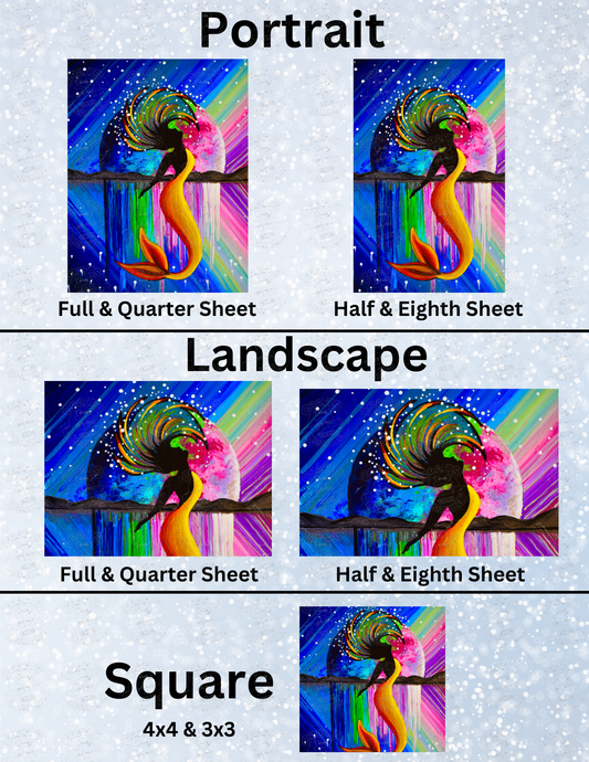 "Spirit of the Sea" by ©Deborah Malcolm Decorative Diamond Painting Release Papers