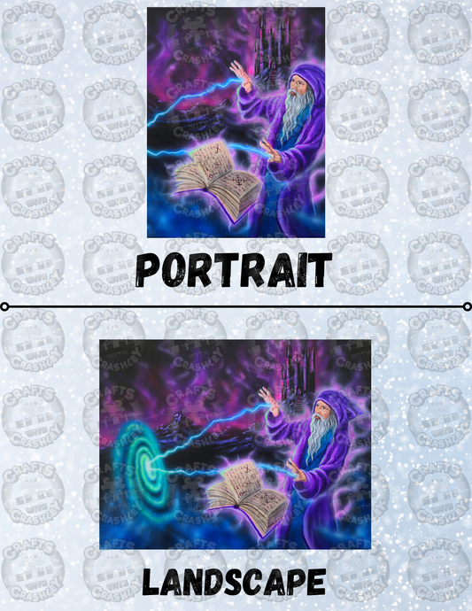 "Spellcaster" by Becca Tindol Decorative Diamond Painting Release Papers