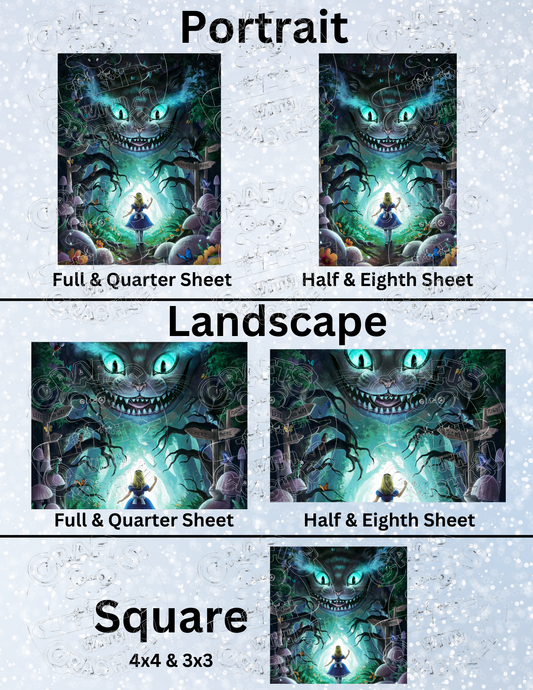 "Into Wonderland" by ©JoJoes Art Decorative Diamond Painting Release Papers