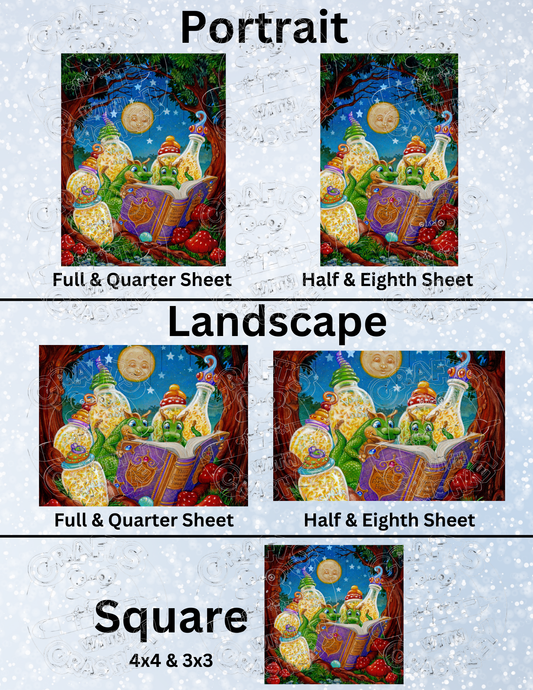 "Starlight Stories" By ©Randal Spangler Decorative Diamond Painting Release Papers