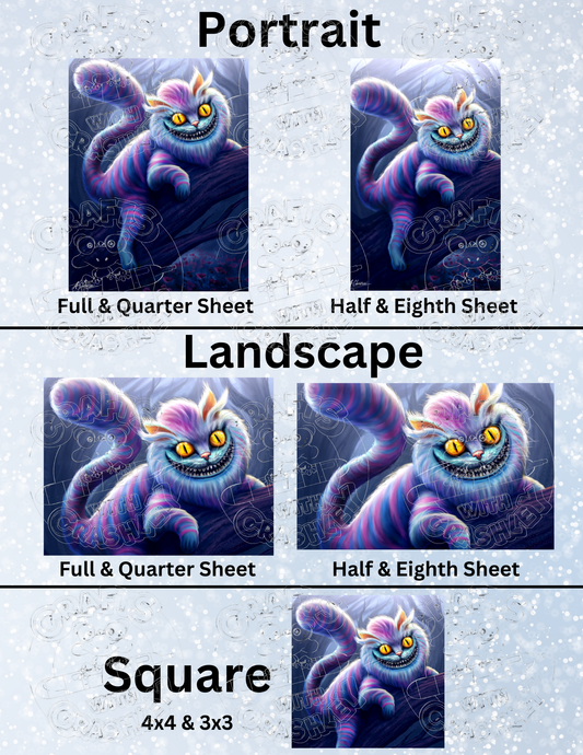 "Cheshire Cat" By ©Anthony Christou Decorative Diamond Painting Release Papers