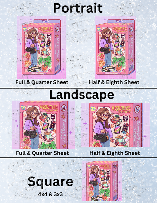 "Starter Pack" by ©Mrs Butter D Decorative Diamond Painting Release Papers