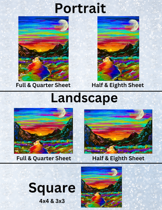 "Stream of Beauty" by ©Deborah Malcolm Decorative Diamond Painting Release Papers