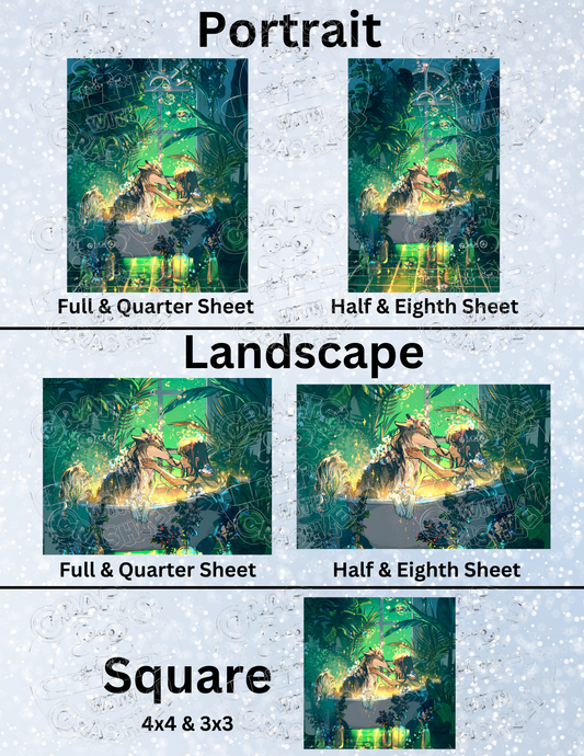 "Bathtime" by ©Yuumei Decorative Diamond Painting Release Papers