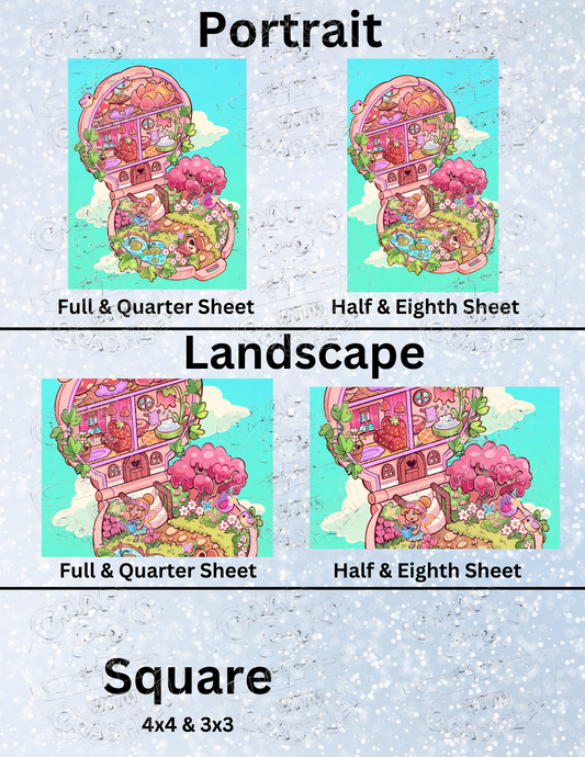 "Fairy Pocket House" by ©Mrs Butter D Decorative Diamond Painting Release Papers