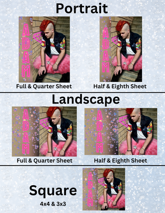 "Rockstar Adam" Decorative Diamond Painting Release Papers