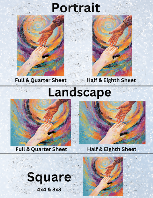 "Together Towards Tomorrow" by Stacy Deal Decorative Diamond Painting Release Papers