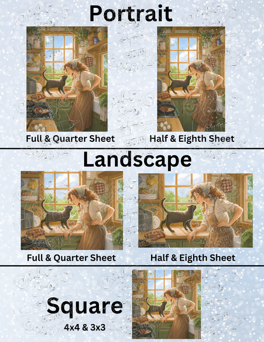 "Breakfast Buddies" By ©Ivy Dolamore Decorative Diamond Painting Release Papers