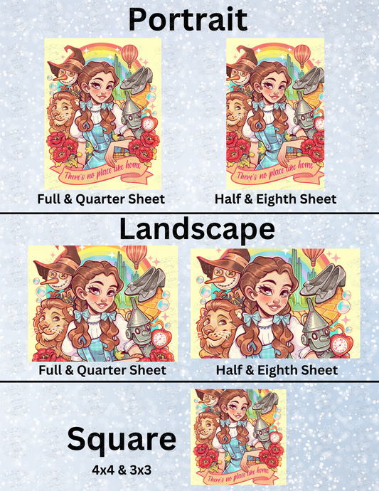 "Wizard of Oz" by ©Mrs Butter D Decorative Diamond Painting Release Papers