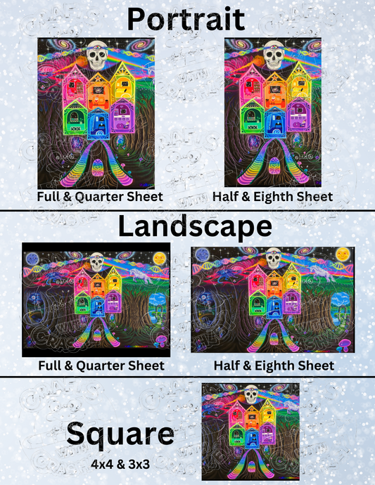 "Devine Imagination" by Becca Tindol Decorative Diamond Painting Release Papers