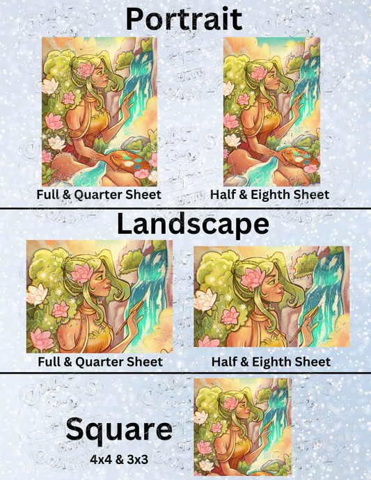 "Mother Nature" by ©Mrs Butter D Decorative Diamond Painting Release Papers