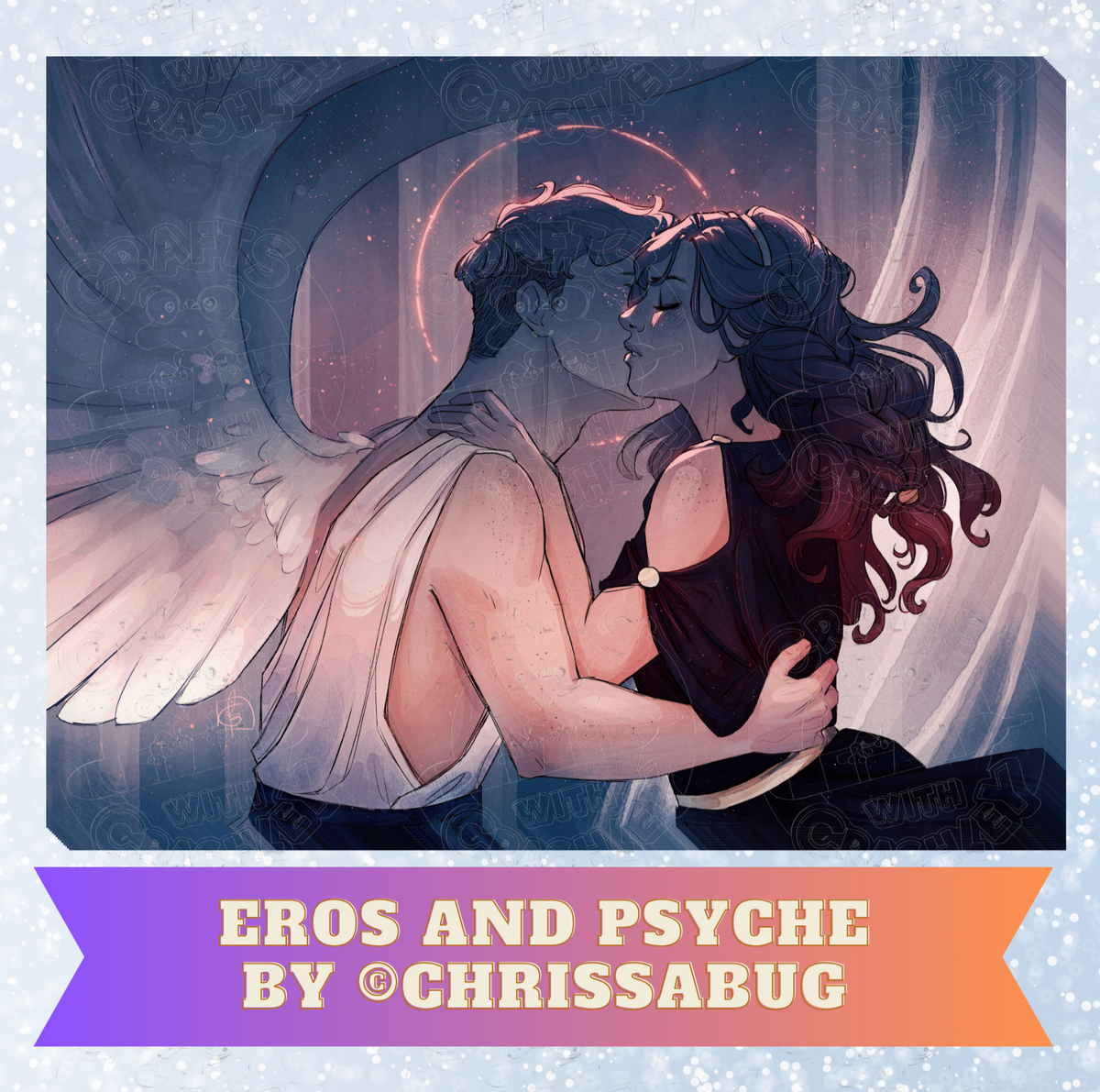 "Eros and Psyche" by ©ChrissaBug Premium Decorative Release Papers for Diamond Painting