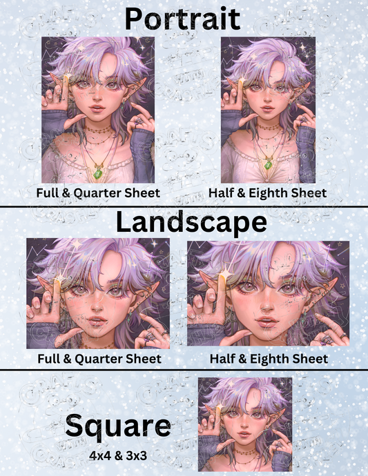 "Written in the Stars" By ©Ivy Dolamore Decorative Diamond Painting Release Papers