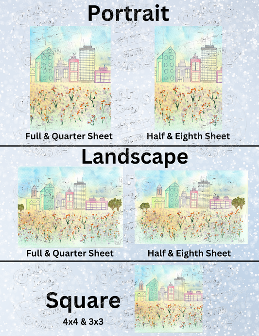 "Wild Weekend in the City" By Crafting and Crime Daily Decorative Diamond Painting Release Papers