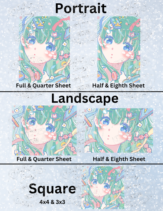 "Harukaze" by ©Hiroko Hashimoto Decorative Diamond Painting Release Papers