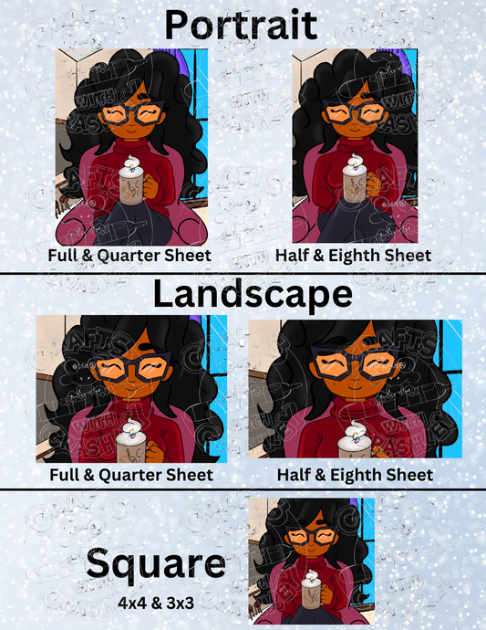 "Cozy Cafe" by Mrs Coffee Decorative Diamond Painting Release Papers