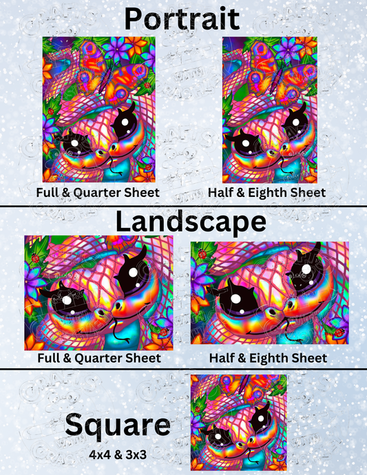 "Slithering in Pink" by Emma Casey Decorative Diamond Painting Release Papers