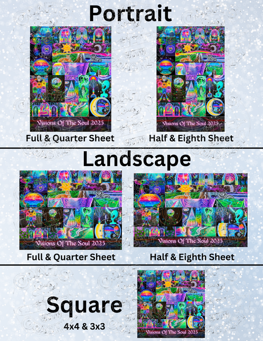 "Visions of the Soul 2025" by Becca Tindol Decorative Diamond Painting Release Papers