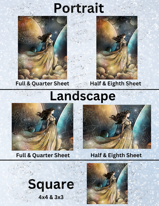 "Heir of Heaven" by ©Mandie Manzano Decorative Diamond Painting Release Papers