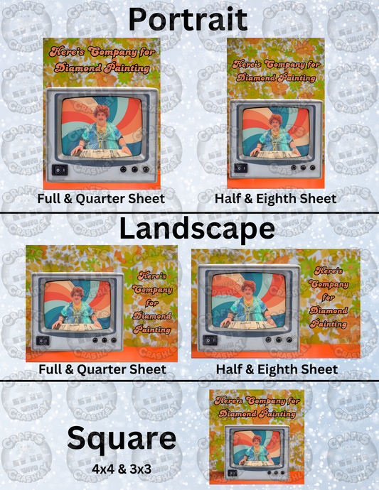 "Company for Diamond Painting" Decorative Diamond Painting Release Papers