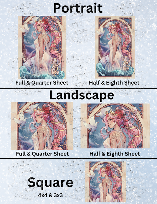 "Birth of Venus" by ©Chrissabug Decorative Diamond Painting Release Papers