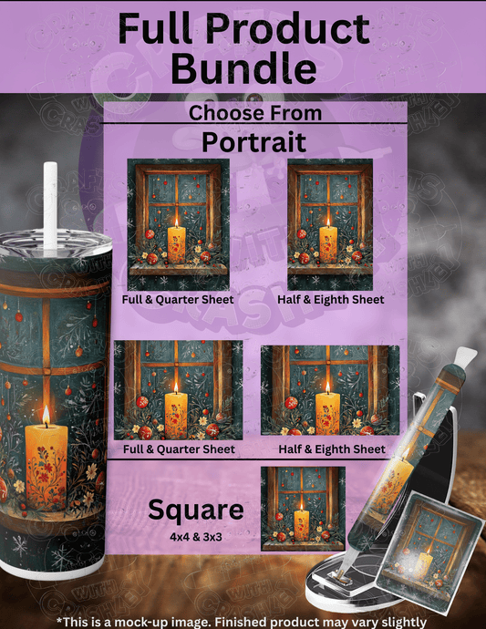 "Winter Glow Reflections" Premium Accessories for Diamond Painting
