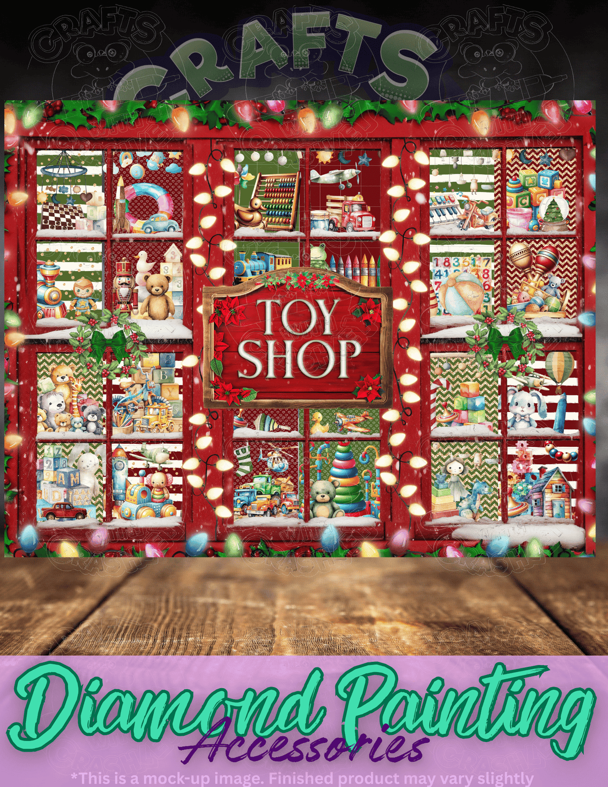 "Toy Shop" by ©Catriona Crehan Premium Accessories for Diamond Painting