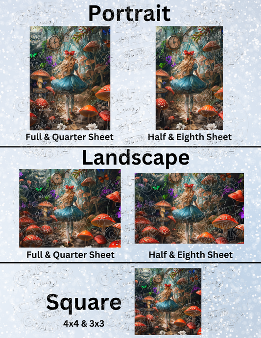 "Just a Dream" by ©Claudia McKinney Premium Decorative Release Papers for Diamond Painting