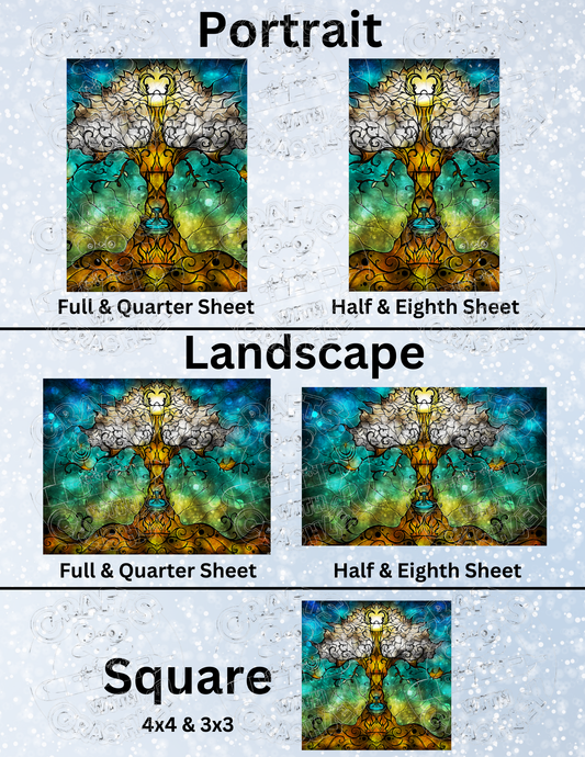 "Tree of Life" by ©Mandie Manzano Premium Decorative Release Papers for Diamond Painting