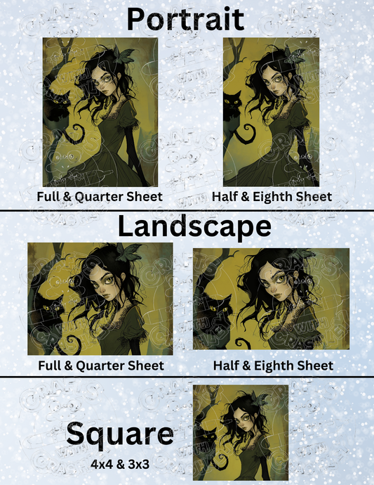 "A Familiar Pair" by ©Auclair Studio Premium Decorative Release Papers for Diamond Painting