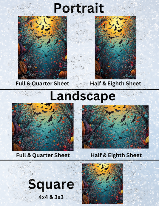 "Bat Splendor" by ©Catriona Crehan Premium Decorative Release Papers for Diamond Painting