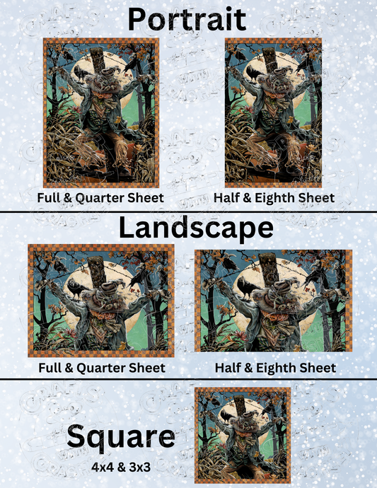 "The 4 Crows of the Apocalypse" by ©Cheryl Baker Premium Decorative Release Papers for Diamond Painting