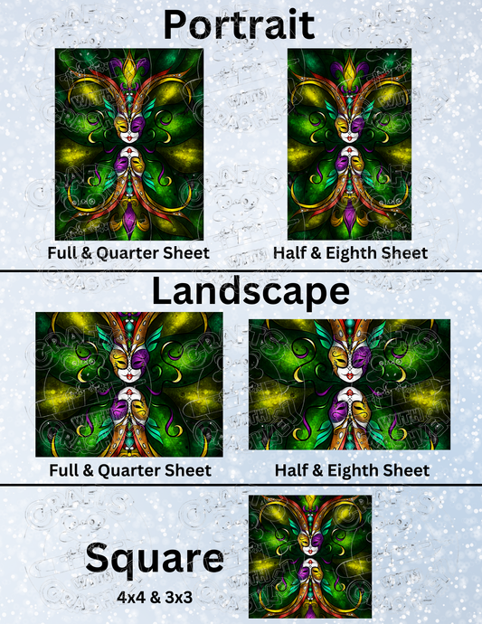 "Topsy Turvy" by ©Mandie Manzano Premium Decorative Release Papers for Diamond Painting