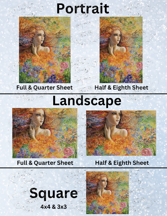 "Summer Breeze" by ©Josephine Wall Premium Decorative Release Papers for Diamond Painting