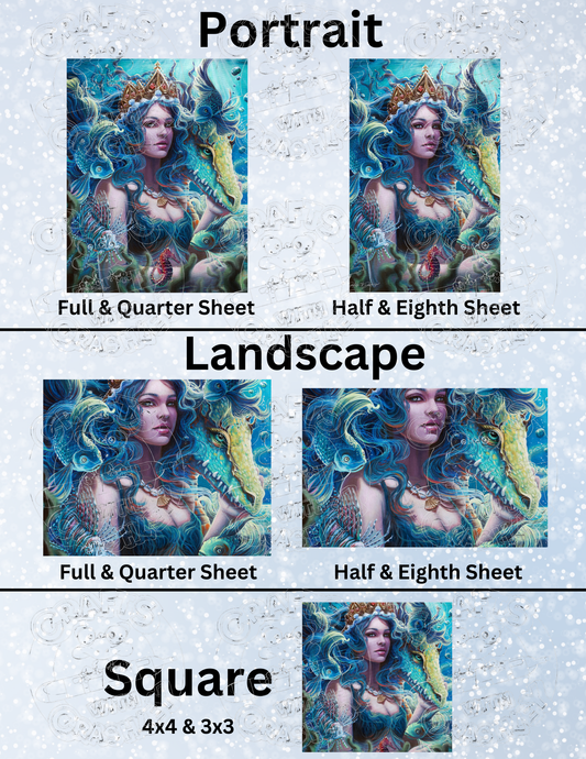 "Empress" by ©Dakota Daetwiler Premium Decorative Release Papers for Diamond Painting