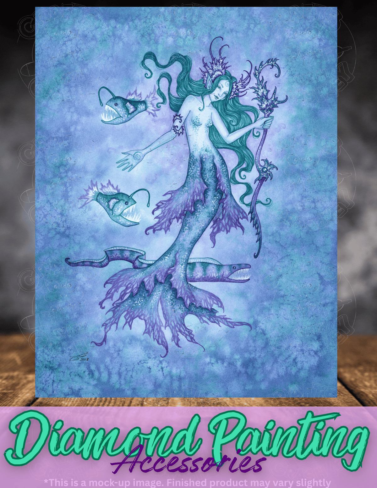 "Sea Witch" by ©Amy Brown Premium Accessories for Diamond Painting
