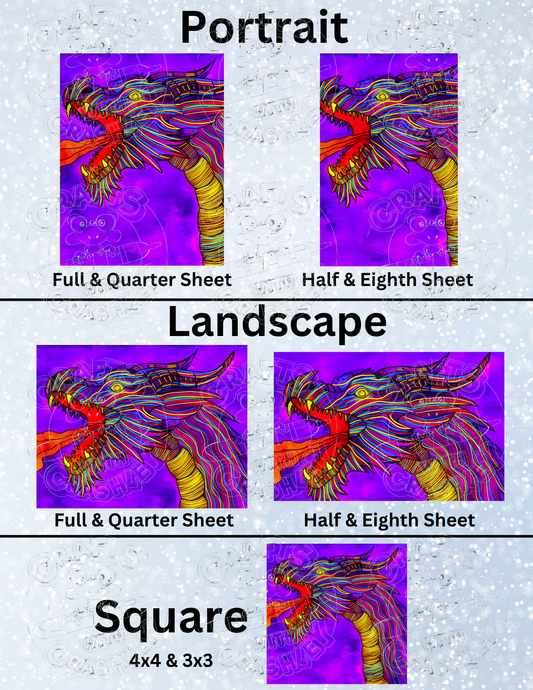 "Firestarter" by ©Cheryl Carpenter Premium Decorative Release Papers for Diamond Painting