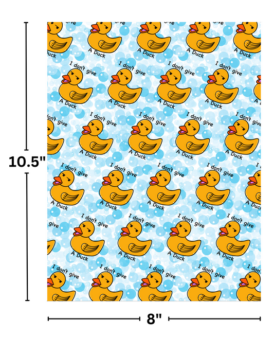 "I Don't Give A Duck" by Mrs Coffee Decorative Diamond Painting Release Papers