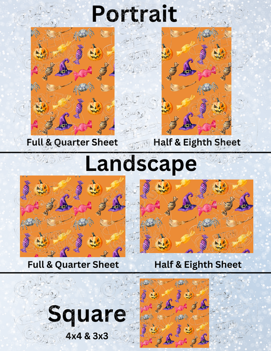 "Halloween Fun" Premium Decorative Release Papers for Diamond Painting