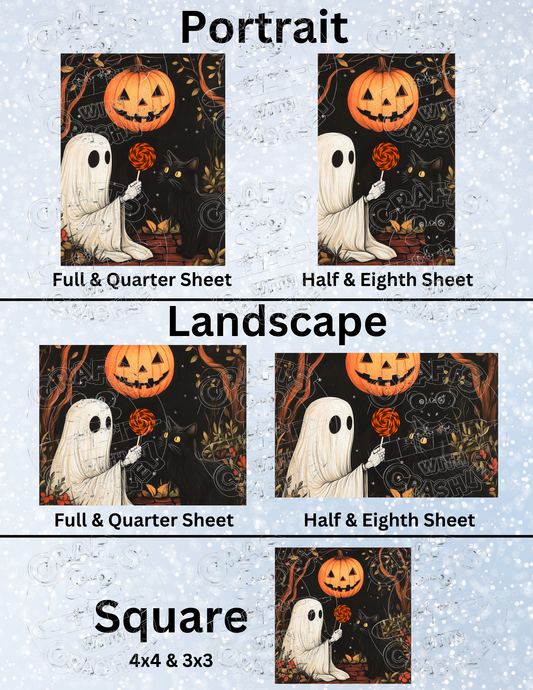 "Here Kitty Kitty" by ©Catriona Crehan Premium Decorative Release Papers for Diamond Painting