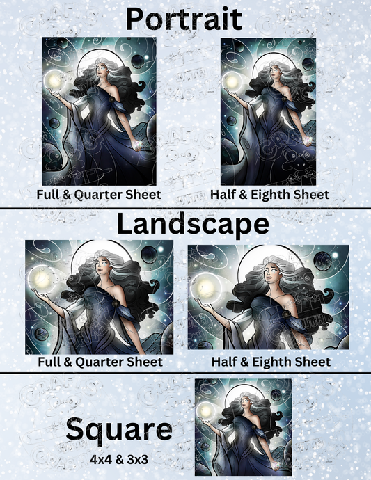 "Wisdom Cries" by ©Mandie Manzano Premium Decorative Release Papers for Diamond Painting