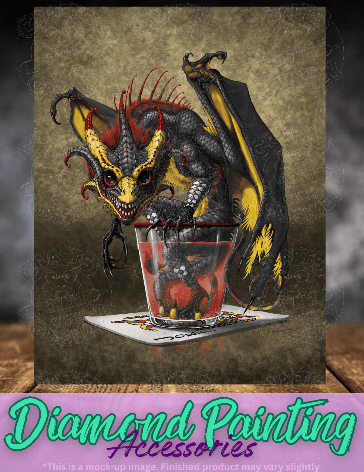 "Joker Card" by ©Stanley Morrison Premium Accessories for Diamond Painting