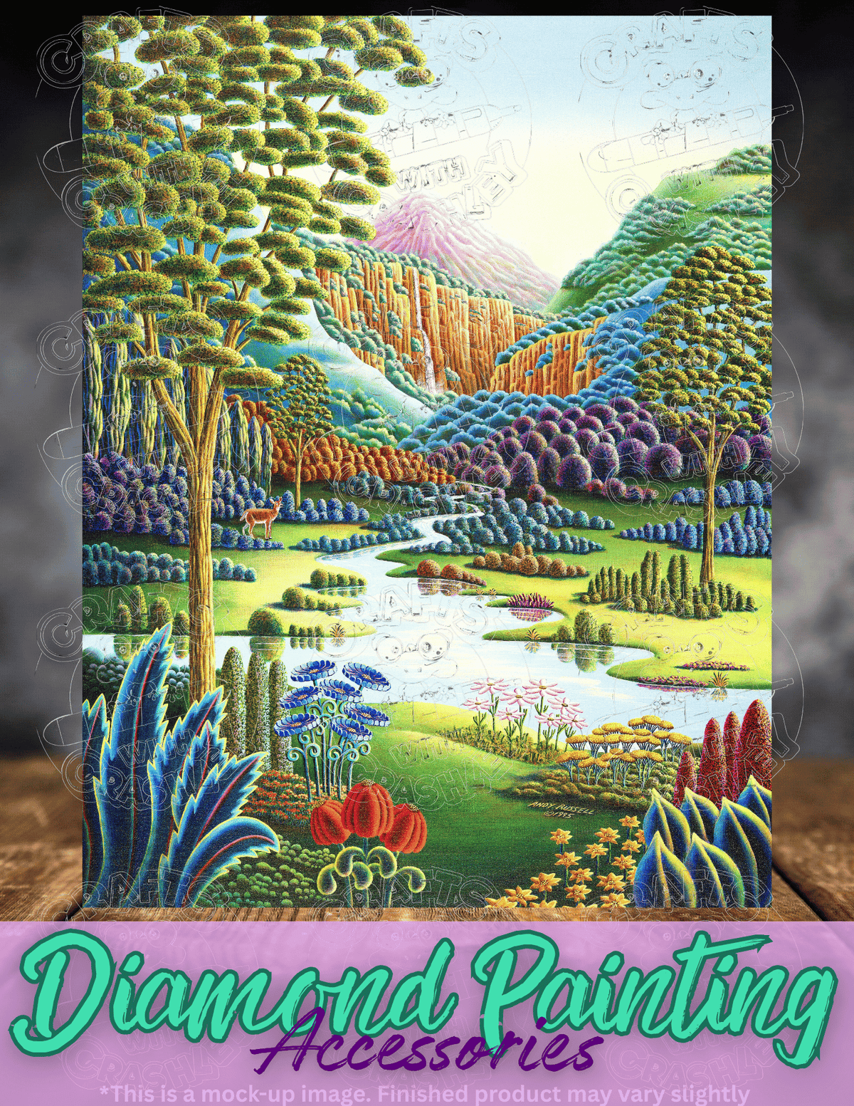 "Eden" by ©Andy Russell Premium Accessories for Diamond Painting